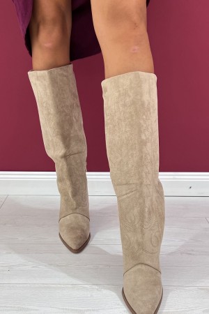 botte Genny dans Ecocamoscuscio Genny Boot dans EcoCamoscIO Genny Boot dans Eco-Seamn