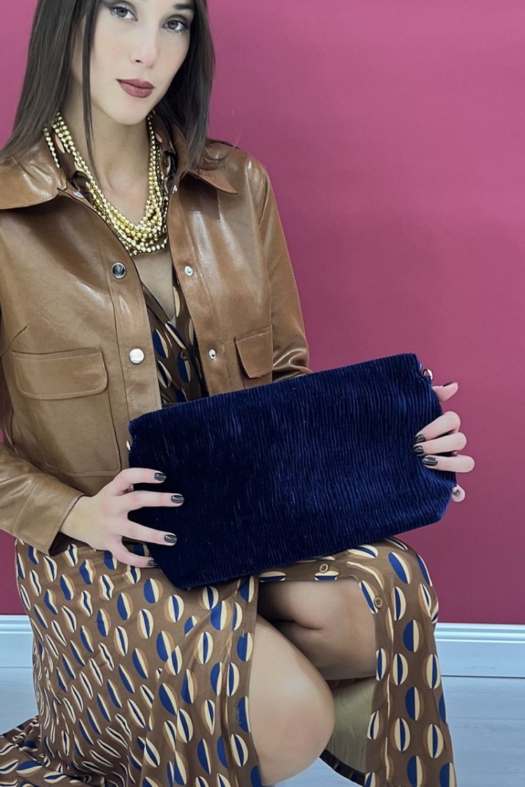 bolso Sabrina en bolsa de terciopelo acanalado en bolsa de terciopelo de terciopelo acanalado en terciopelo acanalado