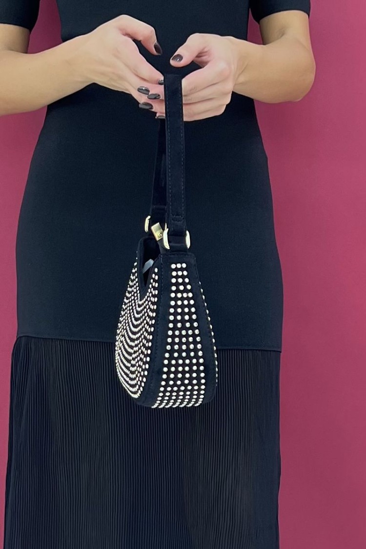 clio-Tasche mit Strass-Clio-Tasche mit Strass-Clio-Tasche mit Strasssteinen