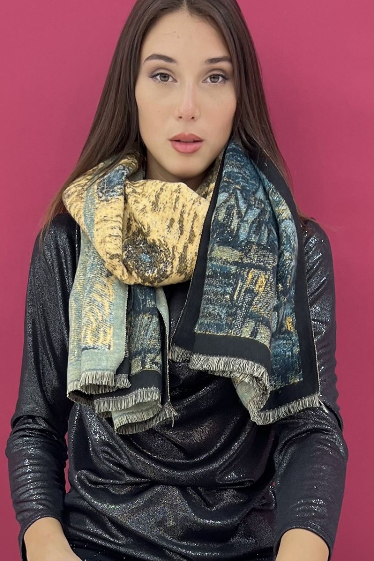 Écharpe Picasso Fantasy Scarf Picasso Fantasy Écharpe Picasso Fantasy