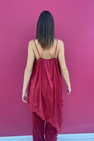 línea de curvas Velérie Vestido enagua con encaje Curvy Line Velérious Vestido Petipoat con encaje Curvy Line Velérie Vest ...