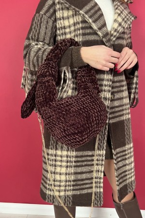 borsa minnie a uncinetto in velluto con tracolla  borsa minnie a uncinetto in velluto con tracolla  borsa minnie a uncinetto ...