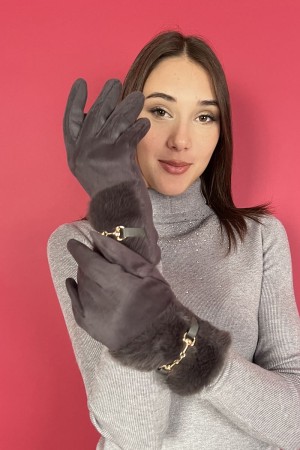 red glove with red glove chain with red glove chain with chain