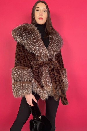 Ecopelliccia Cloe fantasia animalier  Ecopelliccia Cloe fantasia animalier  Ecopelliccia Cloe fantasia animalier