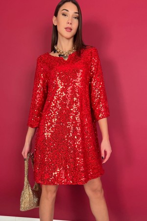 Schönes Kleid mit Pailletten mit Bogen hinter schönen Kleid mit Pailletten mit Bogen hinter schönen Kleid mit Pailletten mit ...