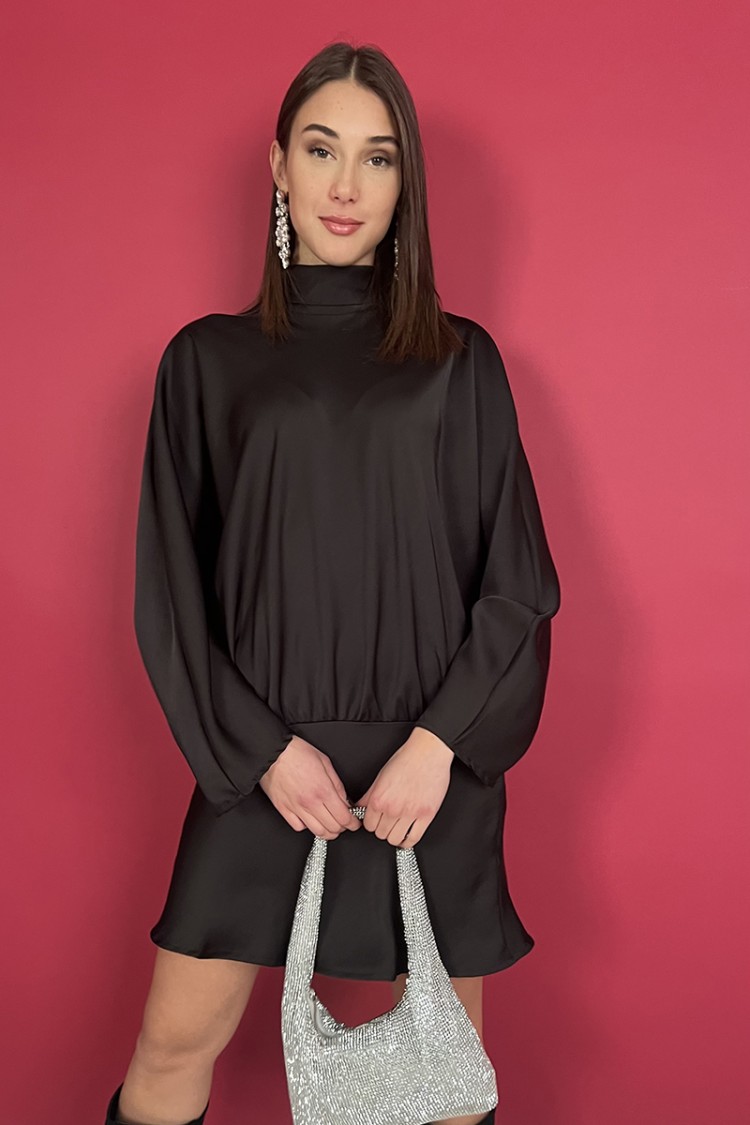 satin Melany Dress Melany Dress in Satin Melany Dress in Satin