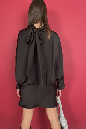 satin Melany Dress Melany Dress in Satin Melany Dress in Satin