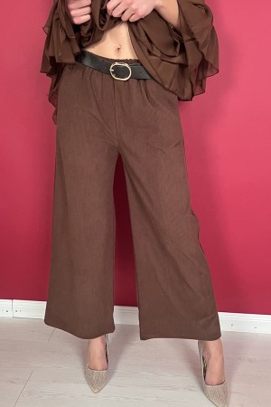 pantalone ginger il velluto a costine a palazzo  pantalone ginger il velluto a costine a palazzo  pantalone ginger il velluto...