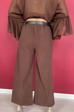 pantalone ginger il velluto a costine a palazzo  pantalone ginger il velluto a costine a palazzo  pantalone ginger il velluto...