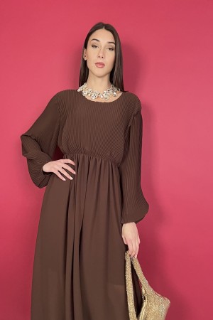 princess-Kleid mit gefalteten Prinzessinkleid mit plissiertem Prinzessin-Kleid mit Falten