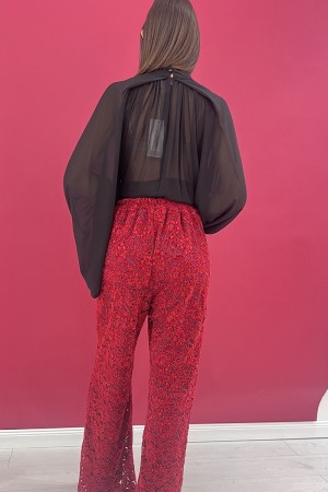 curvy Line Encaje Célestine Pantalones Línea Curvy Pantalones Célestine Encaje Curvy Line Céntino Pantalones Cordillo Lace