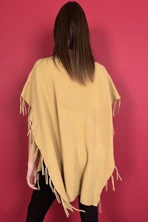 maglia minerva con frange  maglia minerva con frange  maglia minerva con frange