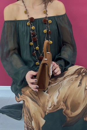 pochette Palermo in Samt mit Schnalle Jewel Kupplung Bag Palermo in Samt mit Schnalle Jewel Clutchette Palermo in Samt ...