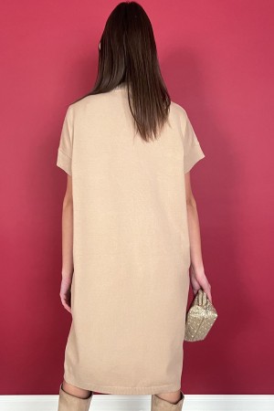 robe à mailles courte avec une broderie à robe tricotée transparente courte avec une broderie robe de maille transparente courte