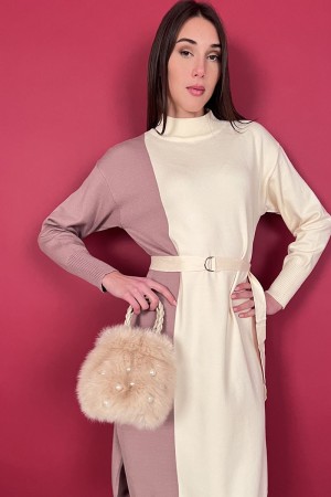 robe cristina Robe de Jersey Bicolor cristina Robe de Jersey Bicolor cristina en tricot de bicolore