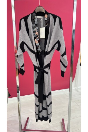 lara Cardigan in Fancy Strick mit Profil in Maxy Pailletten Strickjacke Lara in Fancy Strick mit Profil in Maxy Paillet ...