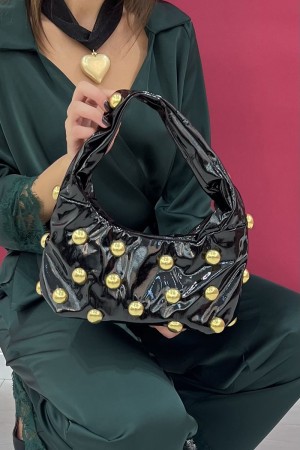 bolso de látex de cerezo con espárragos Bolsa de látex de cerezo con bolsas de látex de cerezo con tachuelas