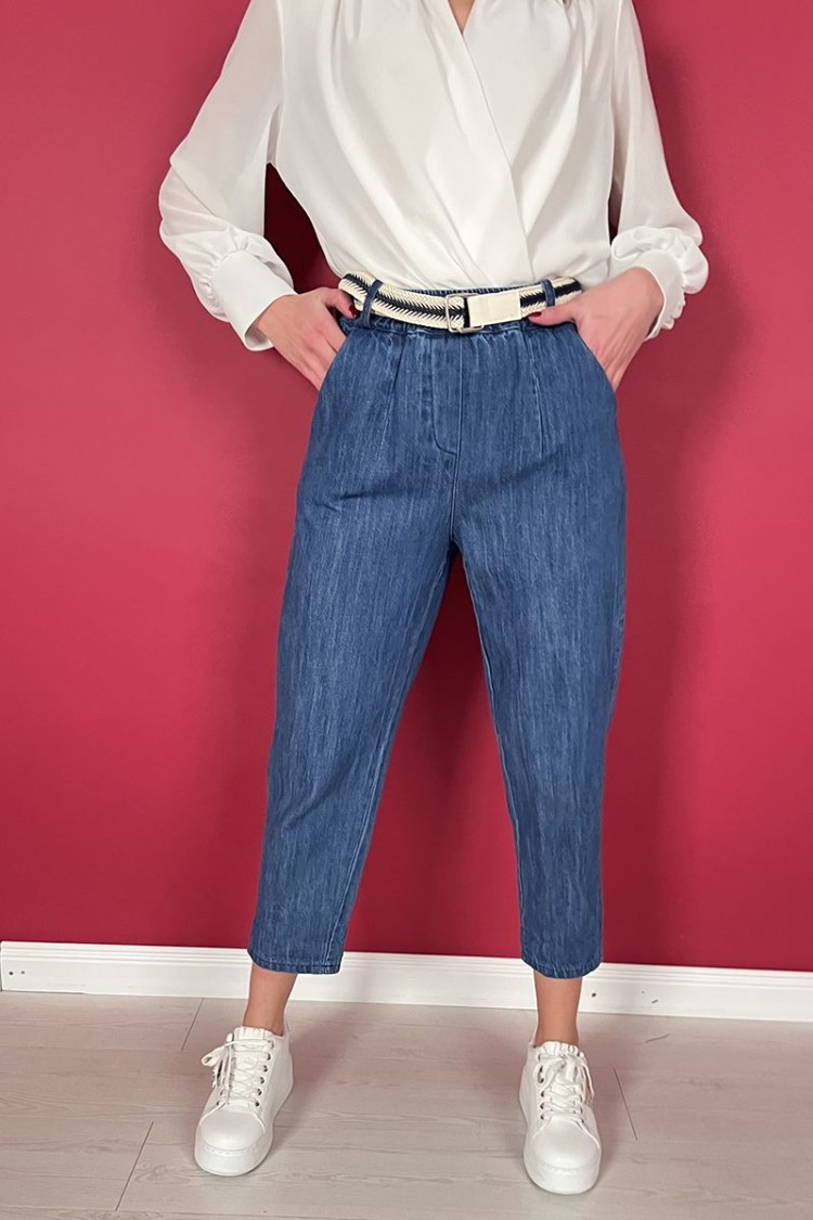 pantalone sorrento in denim  pantalone sorrento in denim  pantalone sorrento in denim