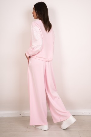 coordinated Clarissa knit and trousers with lace coordinated Clarissa knit and trousers with lace coordinated Clarissa Magli ...