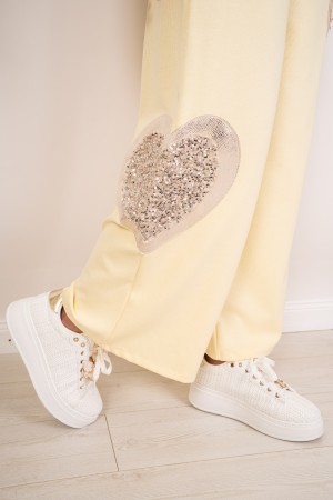 chaqueta y pantalones de jazmín coordinados con paillettes Coordinó la chaqueta de jazmín y los pantalones con paillettes coordi