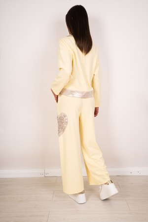 coordinated Jasmine Jacket and Pants with Paillettes Coordinated Jasmine Jacket and Trousers With Paillettes Coordinated Jasmin 