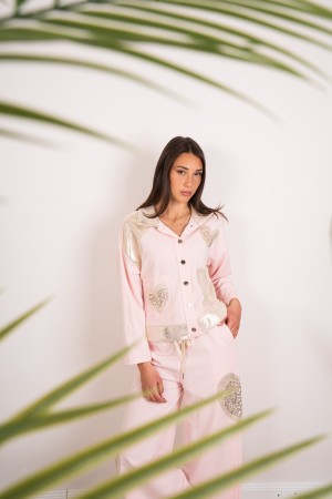 coordinated Jasmine Jacket and Pants with Paillettes Coordinated Jasmine Jacket and Trousers With Paillettes Coordinated Jasmin 