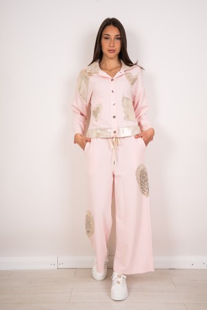 coordinated Jasmine Jacket and Pants with Paillettes Coordinated Jasmine Jacket and Trousers With Paillettes Coordinated Jasmin 