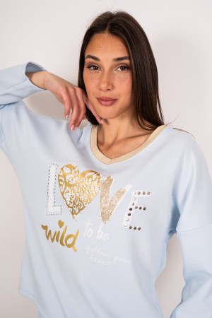 coordinato alessia maglia e pantalone con stritte e strass  coordinato alessia maglia e pantalone con stritte e strass  coord...