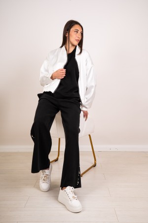 patty Bomber Patty Bomber Patty Satin Bomber Patty in Satin