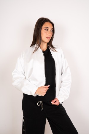 bomber patty in raso  bomber patty in raso  bomber patty in raso