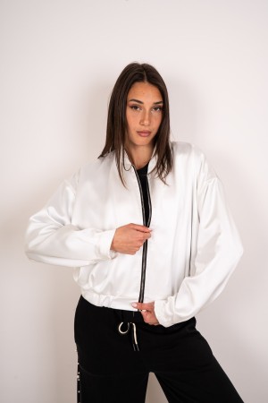 bomber patty in raso  bomber patty in raso  bomber patty in raso