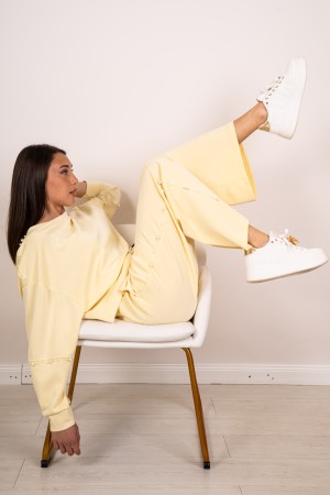 coordinato mary maglia e pantalone con perle  coordinato mary maglia e pantalone con perle  coordinato mary maglia e pantalon...