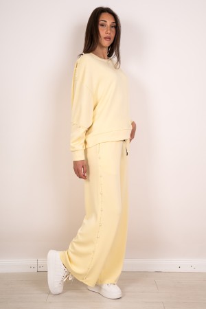 coordinato mary maglia e pantalone con perle  coordinato mary maglia e pantalone con perle  coordinato mary maglia e pantalon...