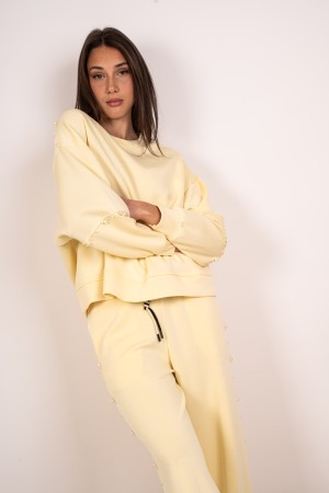 coordinato mary maglia e pantalone con perle  coordinato mary maglia e pantalone con perle  coordinato mary maglia e pantalon...