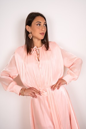 abito lungo sofia scollo a v in tencel  abito lungo sofia scollo a v in tencel  abito lungo sofia scollo a v in tencel