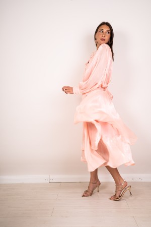 abito sofia scollo a v in tencel  abito sofia scollo a v in tencel  abito sofia scollo a v in tencel