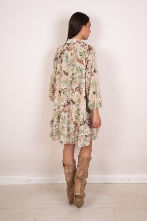 isabel chemisier dress with final flounces isabel chemisier dress with final flounces isabel chemisier dress with final flounces