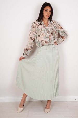 camicia bianca fantasia plissettata  camicia bianca fantasia plissettata  camicia bianca fantasia plissettata