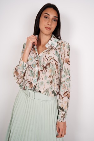 plissetta Fantasy blanche chemise 