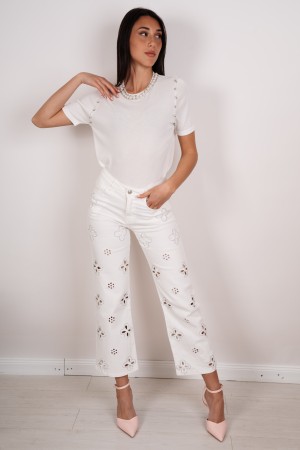 jeans monica con ricamo e strass  jeans monica con ricamo e strass  jeans monica con ricamo e strass