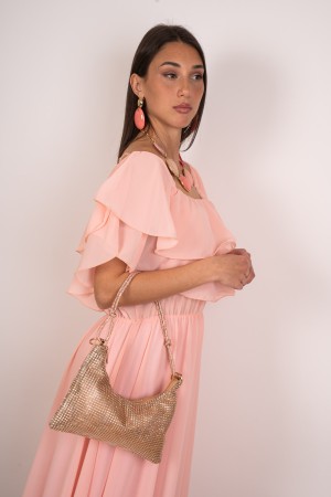 robe de Ludovica avec encolure de bateau et robe Ruches Ludovica avec encolure de bateau et robe de Ludovica de bateau avec enco