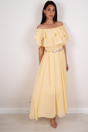 robe de Ludovica avec encolure de bateau et robe Ruches Ludovica avec encolure de bateau et robe de Ludovica de bateau avec enco