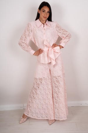 coordinated Sidney Shirt and Lace Trousers with Sidney Coordinated Pearls Shirt and Lace Trousers with Pearl Coordinat ...