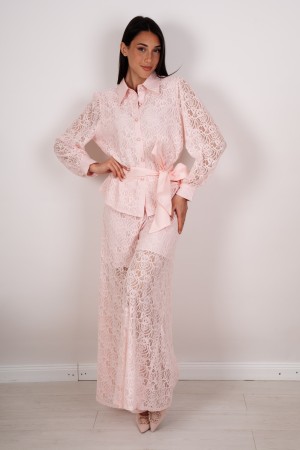 coordinated Sidney Shirt and Lace Trousers with Sidney Coordinated Pearls Shirt and Lace Trousers with Pearl Coordinat ...