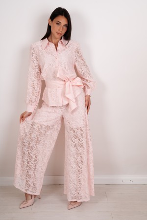 coordinated Sidney Shirt and Lace Trousers with Sidney Coordinated Pearls Shirt and Lace Trousers with Pearl Coordinat ...