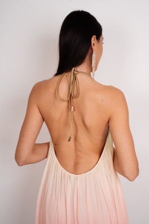 robe tropicale plissée robe tropicale ombragée robe tropicale ombragée plissée gradient plissé