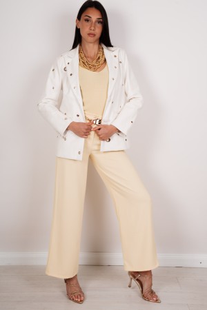 blazer berlino in ecopelle con rivetti  blazer berlino in ecopelle con rivetti  blazer berlino in ecopelle con rivetti