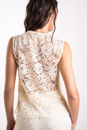 coordinated roma Coordinated lace vest and trousers roma Coordinated lace vest and trousers roma Vest and trousers in ...