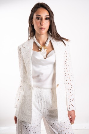 veste chic en dentelle San Cock Veste chic en dentelle San Cock Veste chic à Lace San Gallo