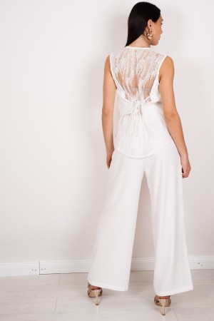 vest coordonné Versailles avec dentelle et pantalon coordonné Versailles gilet avec dentelle et pantalon coordonné Versailles G 